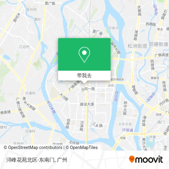 浔峰花苑北区-东南门地图