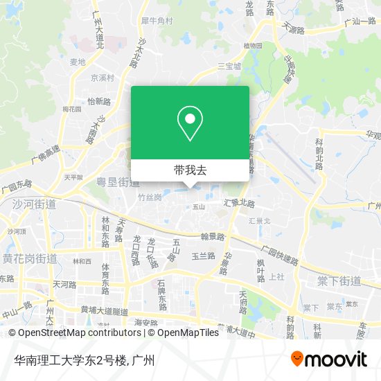 华南理工大学东2号楼地图