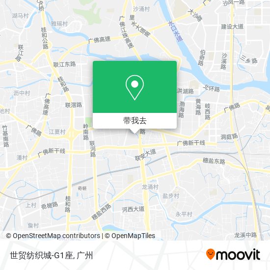 世贸纺织城-G1座地图