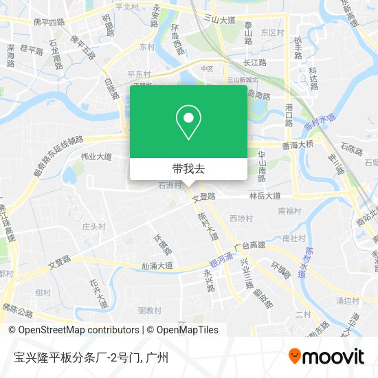 宝兴隆平板分条厂-2号门地图