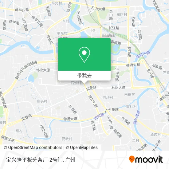 宝兴隆平板分条厂-2号门地图