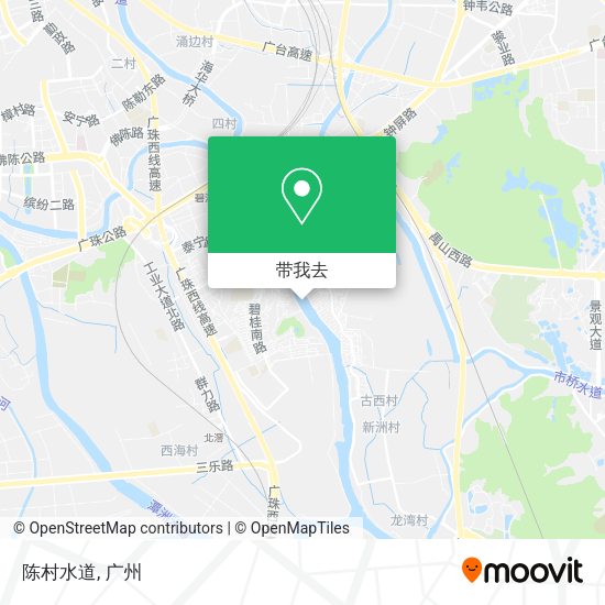 陈村水道地图