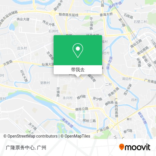 广隆票务中心地图