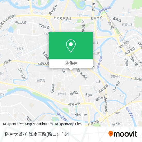 陈村大道/广隆南三路(路口)地图