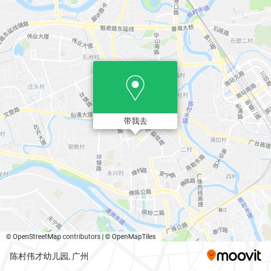 陈村伟才幼儿园地图