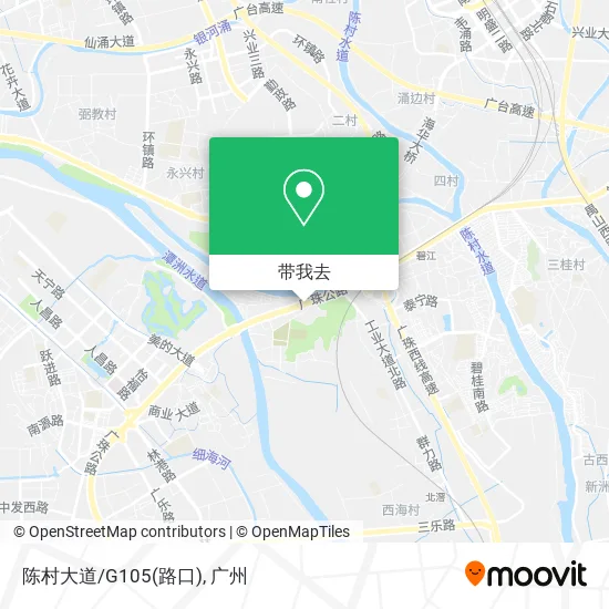 陈村大道/G105(路口)地图