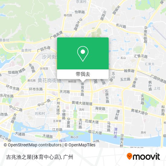 吉兆渔之屋(体育中心店)地图