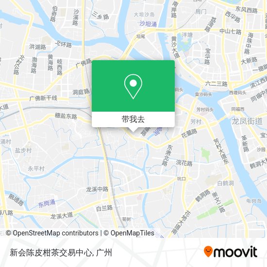 新会陈皮柑茶交易中心地图
