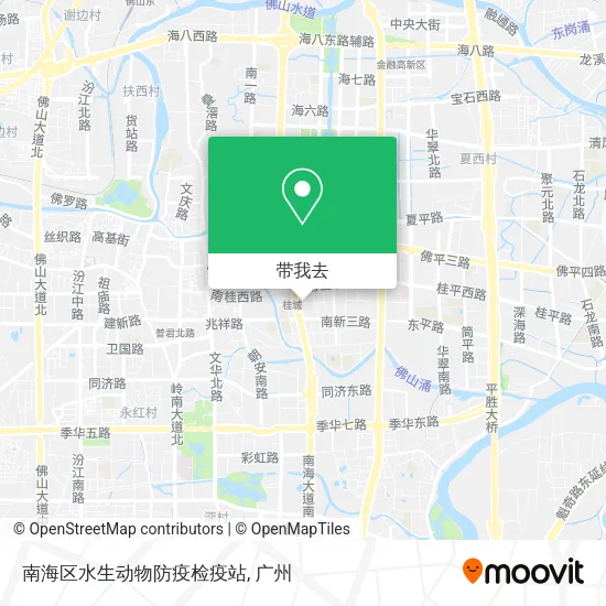 南海区水生动物防疫检疫站地图