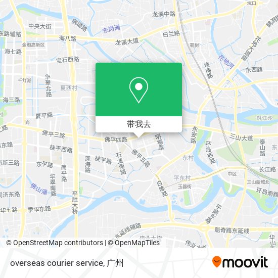 overseas courier service地图