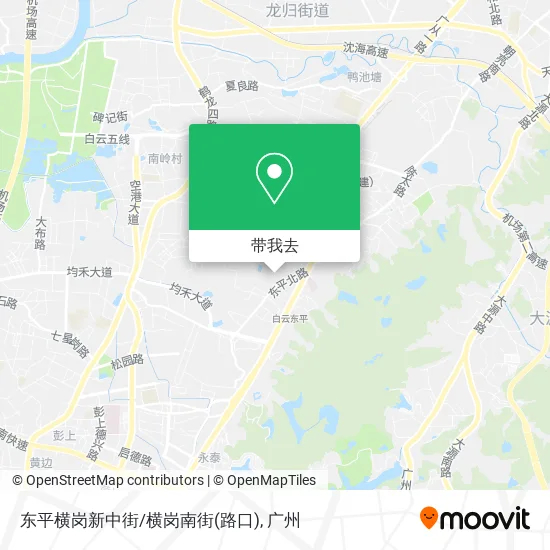东平横岗新中街/横岗南街(路口)地图