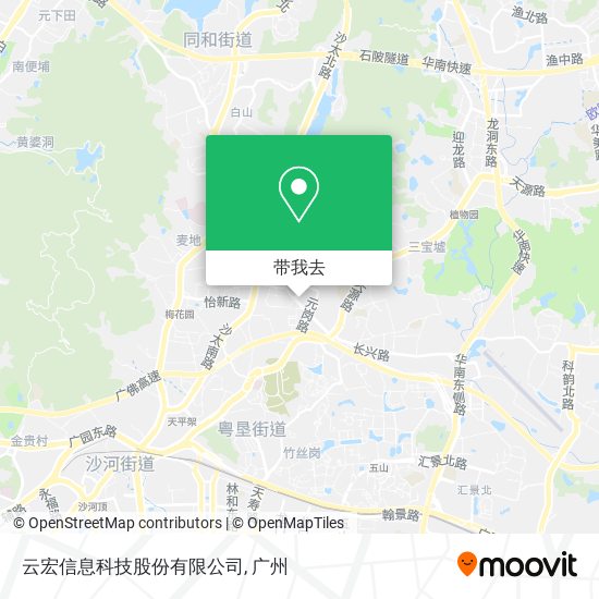 云宏信息科技股份有限公司地图