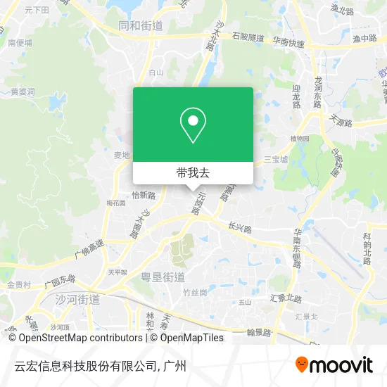 云宏信息科技股份有限公司地图