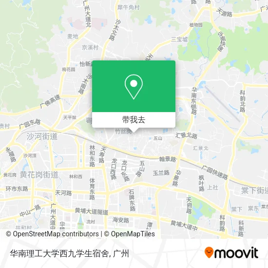 华南理工大学西九学生宿舍地图