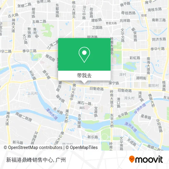 新福港鼎峰销售中心地图