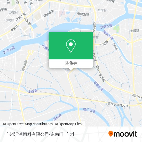 广州汇浦饲料有限公司-东南门地图
