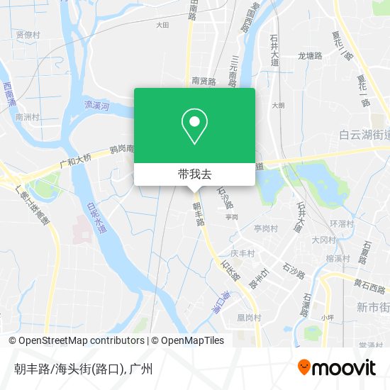 朝丰路/海头街(路口)地图