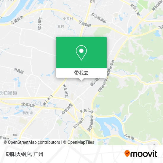 朝阳火锅店地图