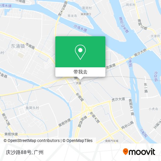庆沙路88号地图