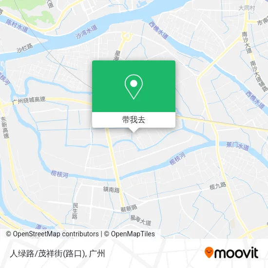 人绿路/茂祥街(路口)地图