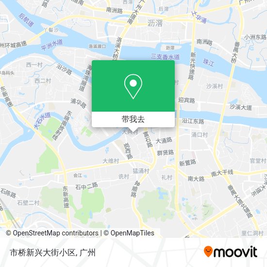 市桥新兴大街小区地图