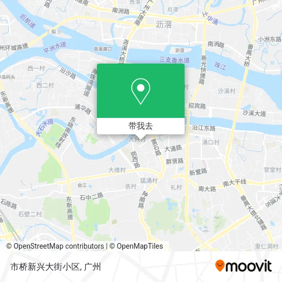 市桥新兴大街小区地图