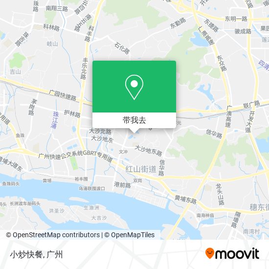 小炒快餐地图