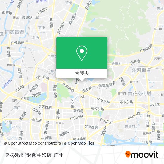 科彩数码影像冲印店地图