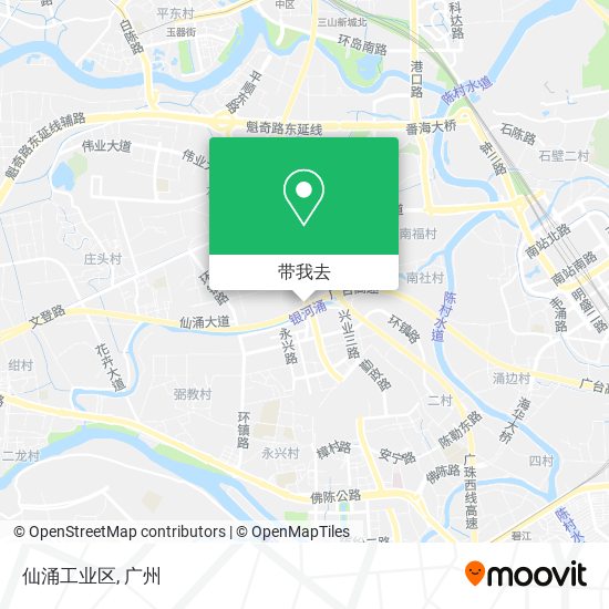 仙涌工业区地图
