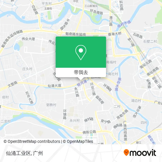 仙涌工业区地图