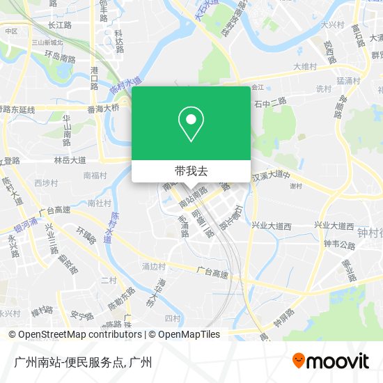 广州南站-便民服务点地图