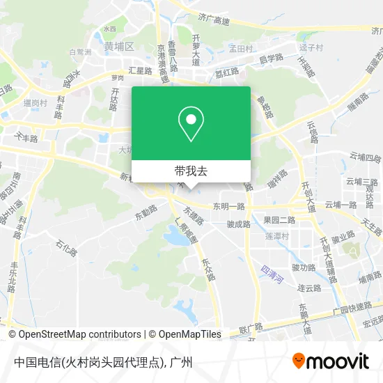 中国电信(火村岗头园代理点)地图