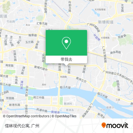 儒林现代公寓地图