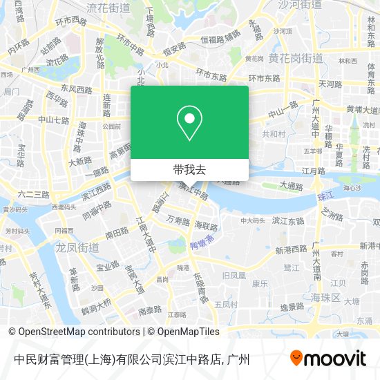 中民财富管理(上海)有限公司滨江中路店地图