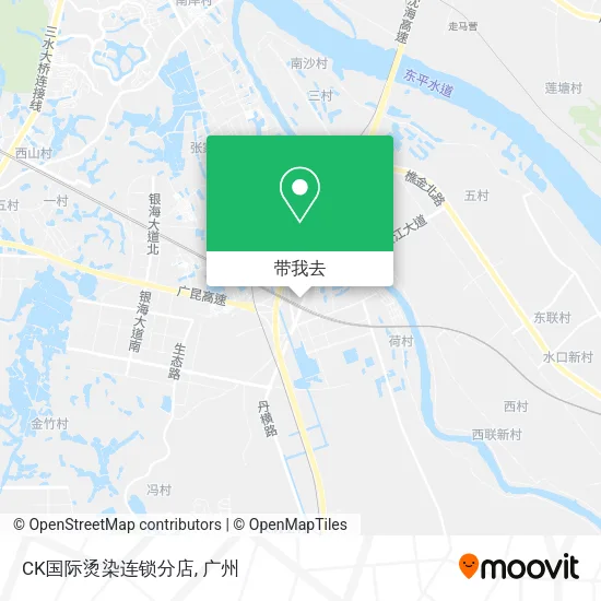 CK国际烫染连锁分店地图