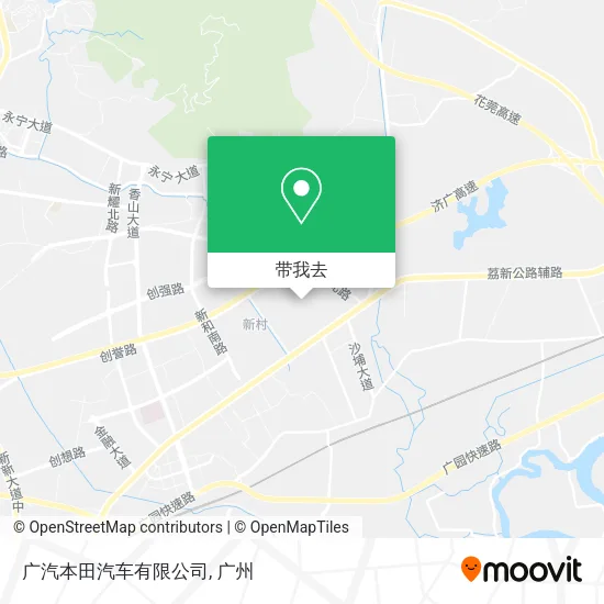 广汽本田汽车有限公司地图