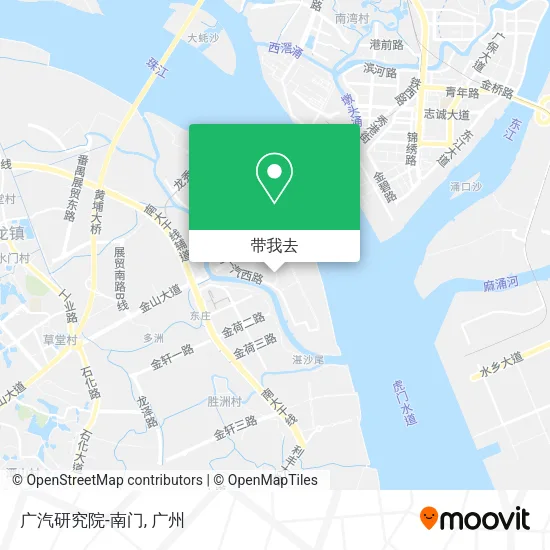 广汽研究院-南门地图