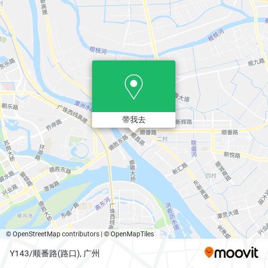 Y143/顺番路(路口)地图