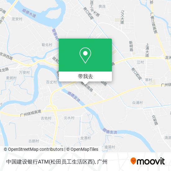 中国建设银行ATM(松田员工生活区西)地图