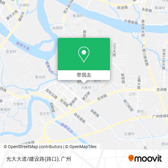光大大道/建设路(路口)地图