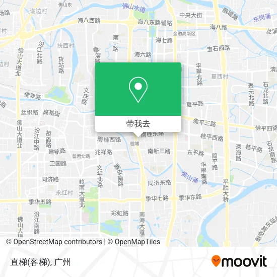 直梯(客梯)地图