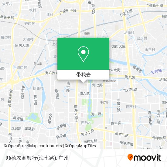 顺德农商银行(海七路)地图