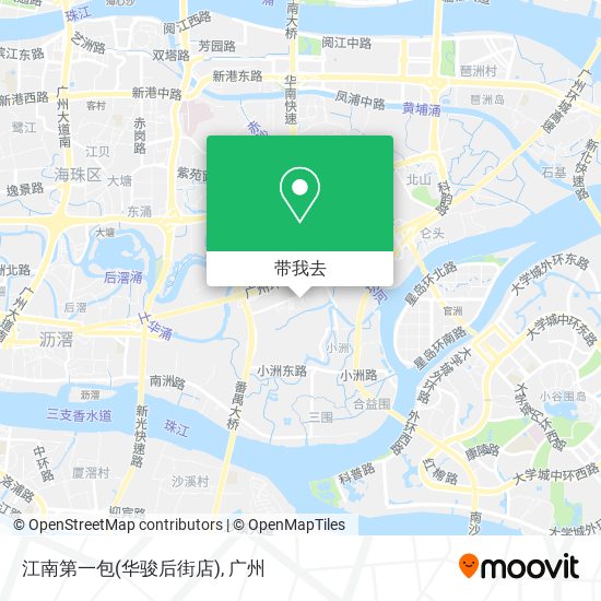 江南第一包(华骏后街店)地图