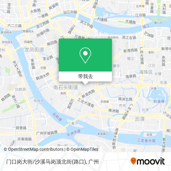 门口岗大街/沙溪马岗顶北街(路口)地图
