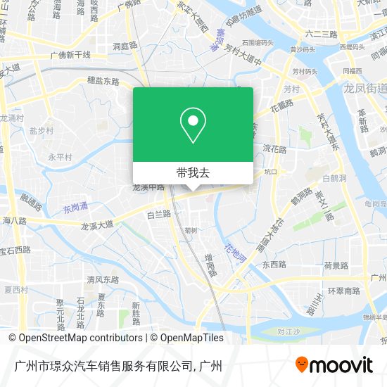 广州市璟众汽车销售服务有限公司地图