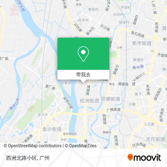 西洲北路小区地图