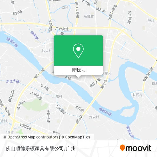 佛山顺德乐硕家具有限公司地图