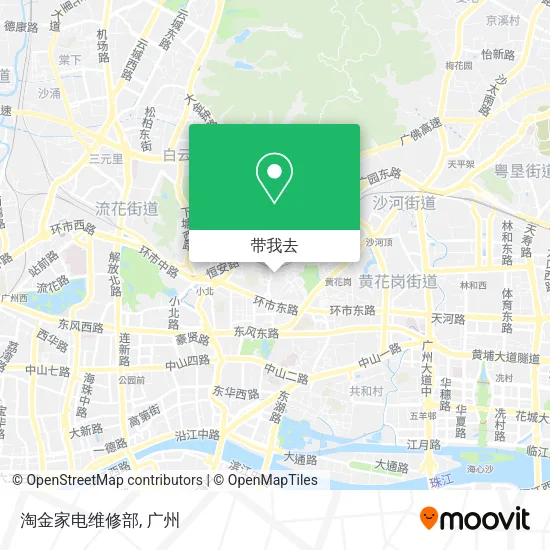 淘金家电维修部地图