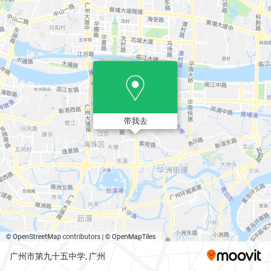 广州市第九十五中学地图