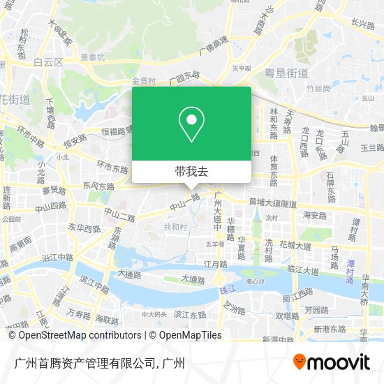广州首腾资产管理有限公司地图
